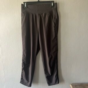 Athleta Brown Nolita Slim Tapered Crop Pant Size 8